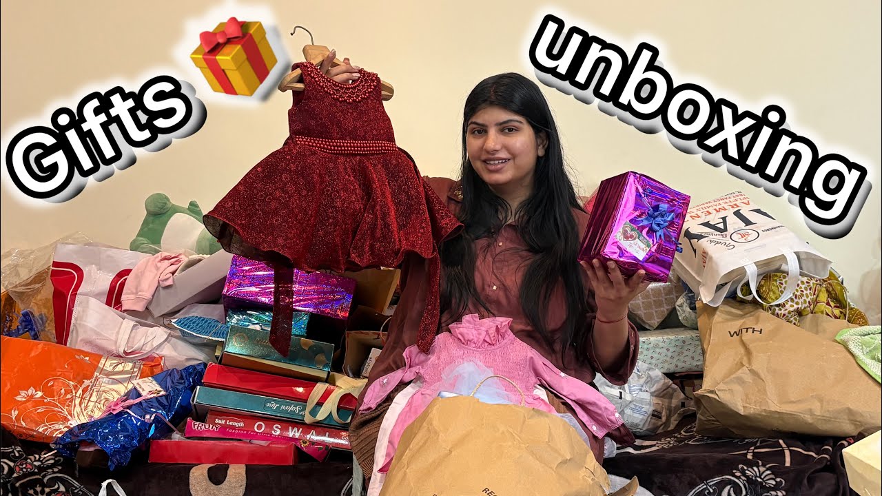 Ambar Ko kua-Pujan par Mile Bahut sare gifts😍🥰🎁 #dailyvlog #special #vlog #vlogs #function #baby 