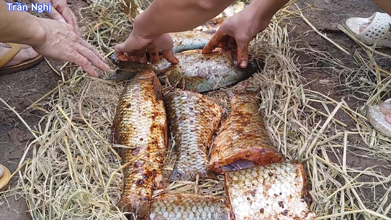 Поймай и приготовь / Блюда деревенской кухни / Рыба на гриле с соломой / Поймай рыбу, чтобы приго...