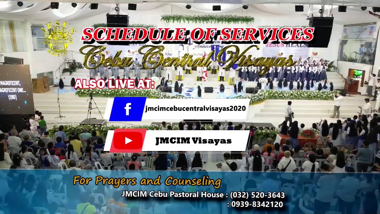 JMCIM CEBU CENTRAL VISAYAS FRIDAY OVERNIGHT SERVICE JANUARY 16, 2026