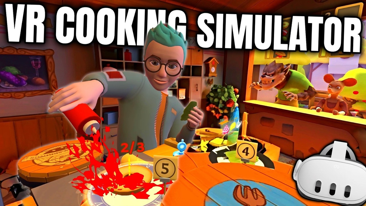 Top 10 VR Cooking & Restaurant SIMULATOR For! Meta Quest 3,  PSVR 2, PCVR & Other Headsets