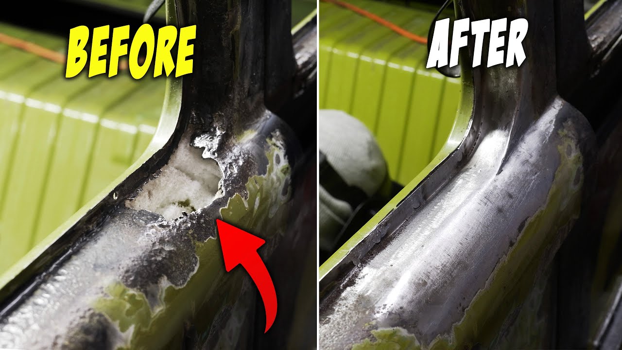 Window Sill Rust Repair The RIGHT Way | 1978 VW Bus Restoration
