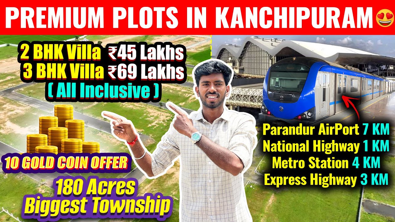 Premium Villa Plots In Kanchipuram | Near Upcoming Airport | Sanjaysamy | Vlog #440