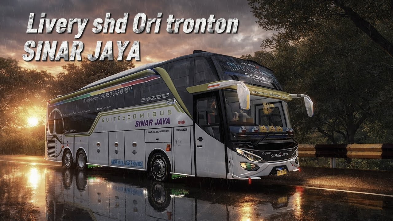 SHAREEE!! Livery shd ori Tronton Spesial SINAR JAYA!!🔥.BUSSID. 