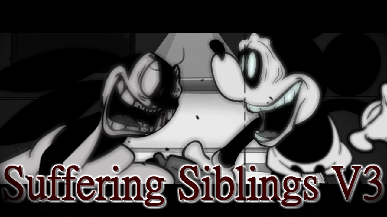 【FNF】Suffering Siblings V3 but Oswald and Mickey Mouse sings it