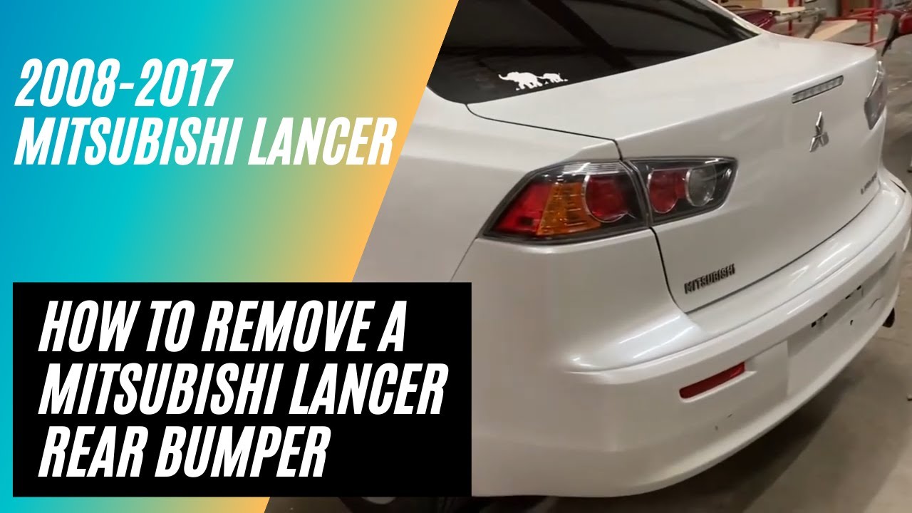 Learn how to replace your 2009-2017 Mitsubishi Lancer rear bumper cover
