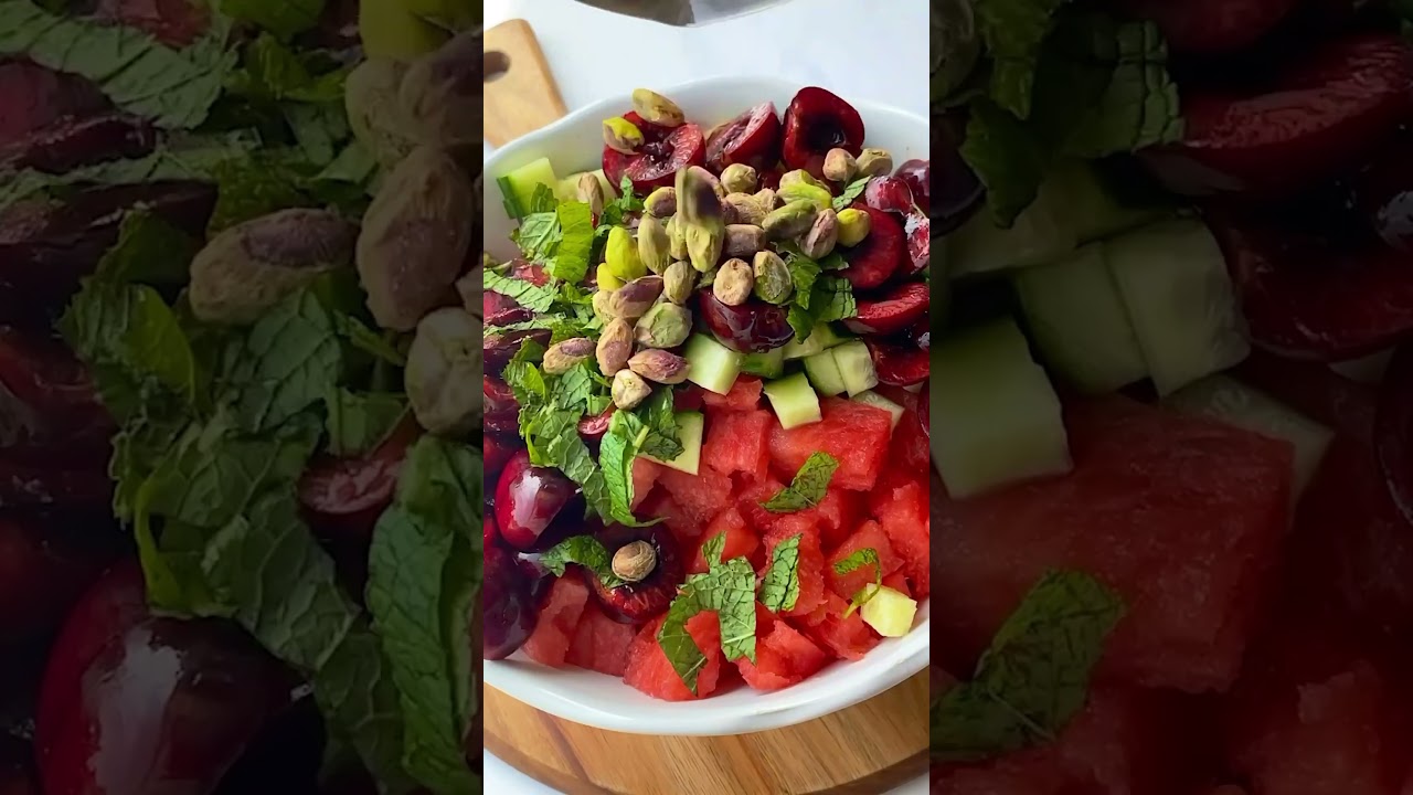 Watermelon & Cherry Salad 