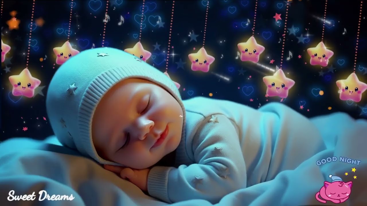 Baby Sleep Music 🌙 Instant Baby Sleep in Just 3 Minutes 🍼Quiet Deep Night🎶 Mozart & Brahms Lullabies