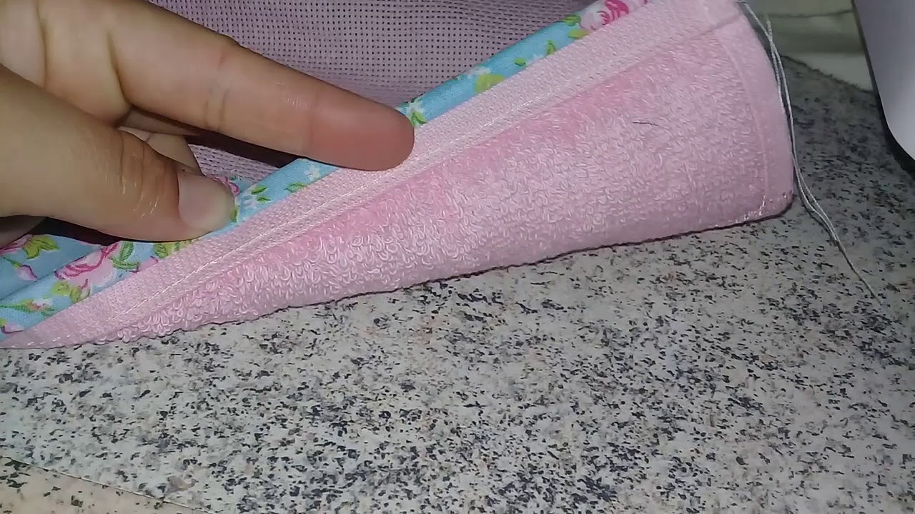 Barrado de Tecido em toalha parte 1