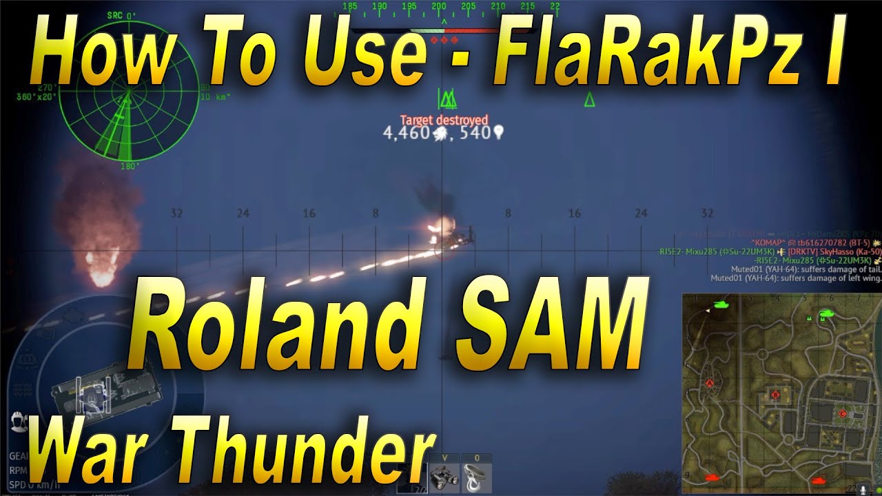 How To Use Roland SAM | FlaRakPz I - War Thunder Tutorial