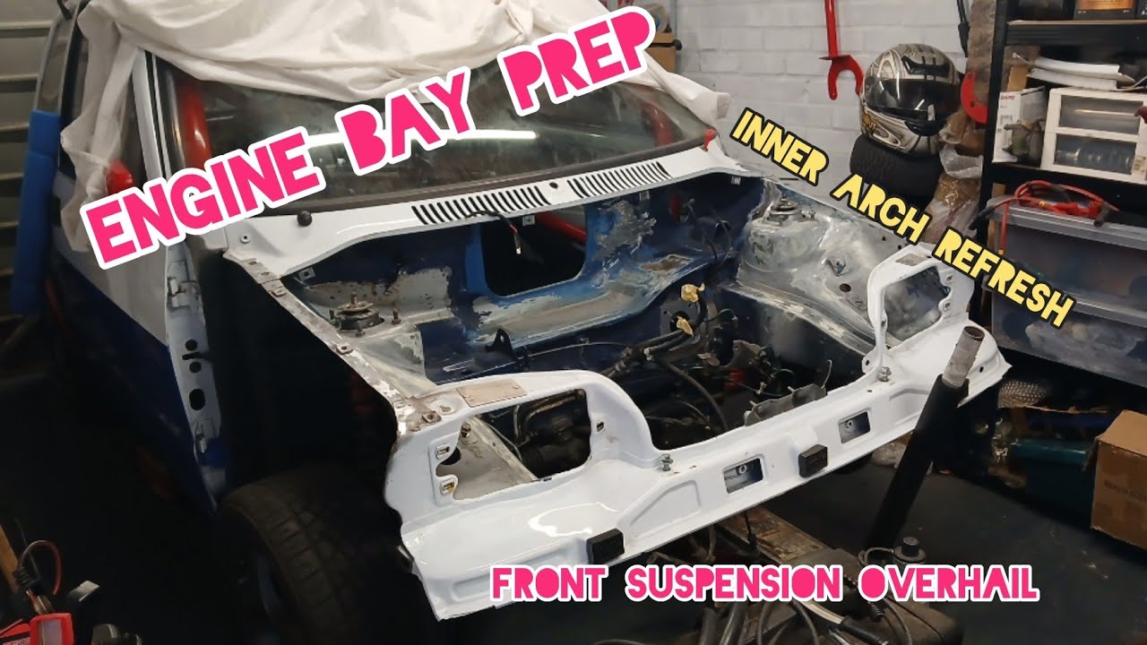 16v Cinquecento Track car - Front end overhaul - its a big job