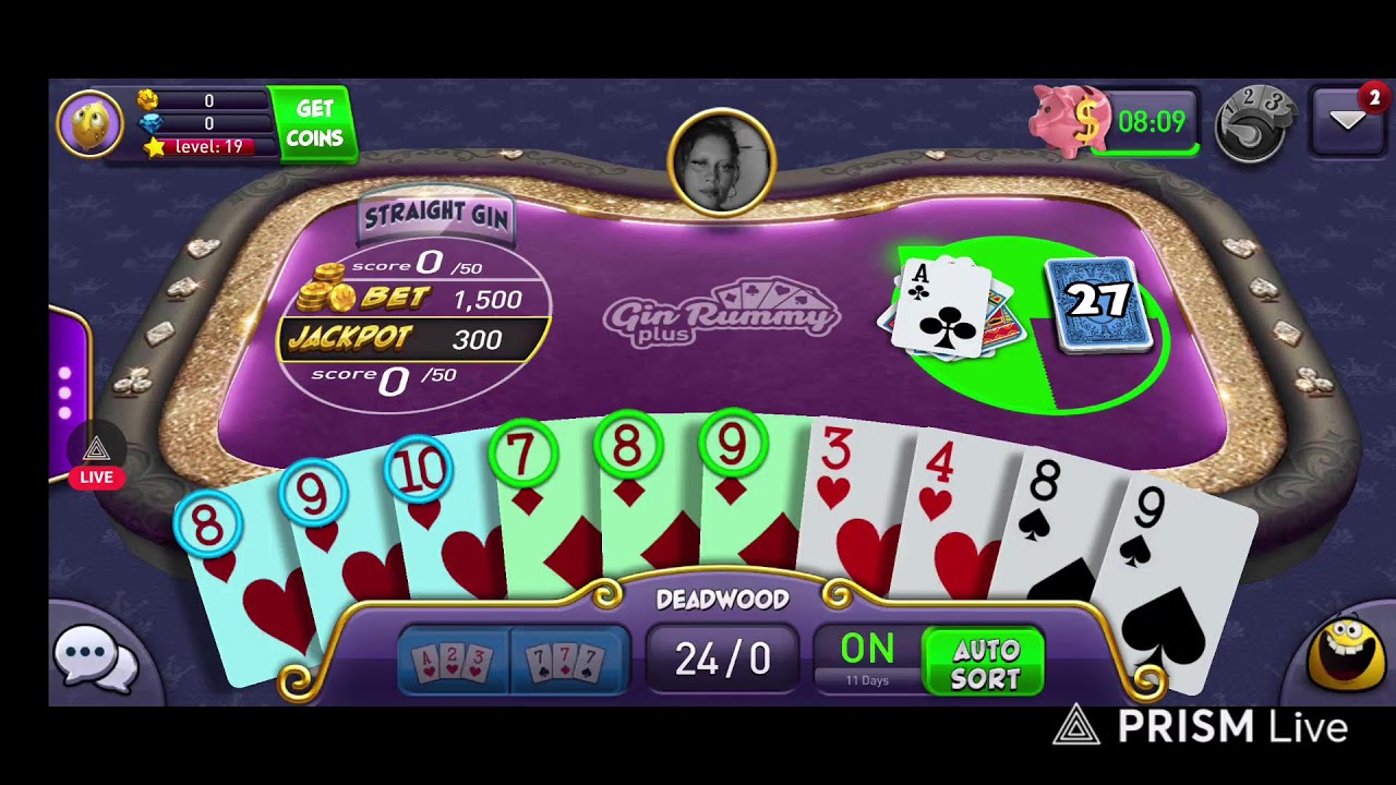 Gin Rummy Plus 0 to 1M Coins Part 1