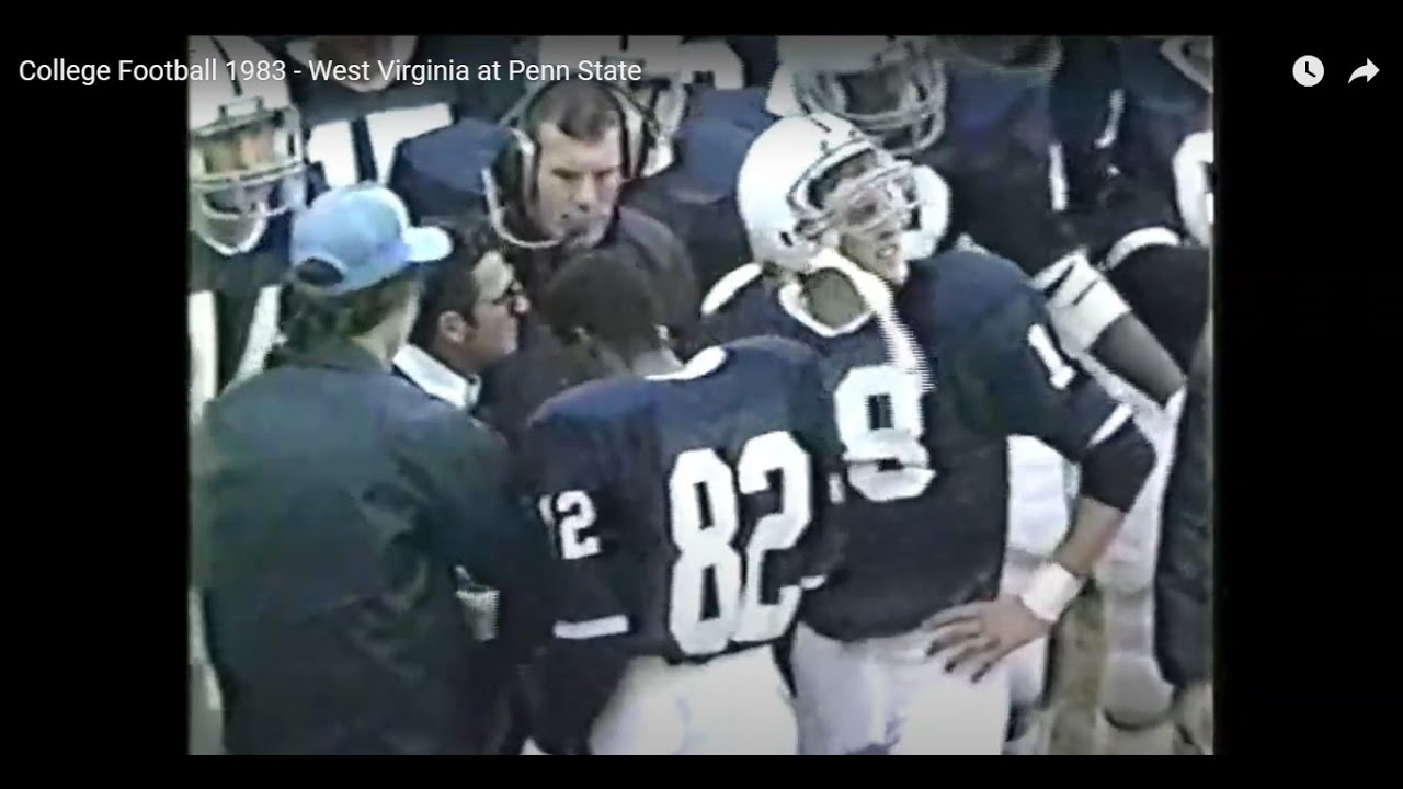 College Football 1983 - West Virginia at Penn State
