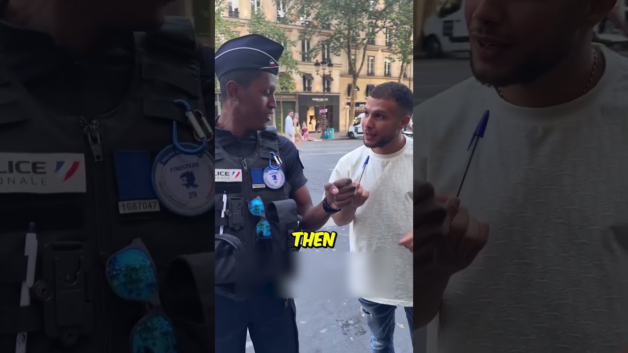 He Pickpocketed a Cop!? 🤯👮&zwj;♂️ (@sossamofficiel on Instagram) #shorts