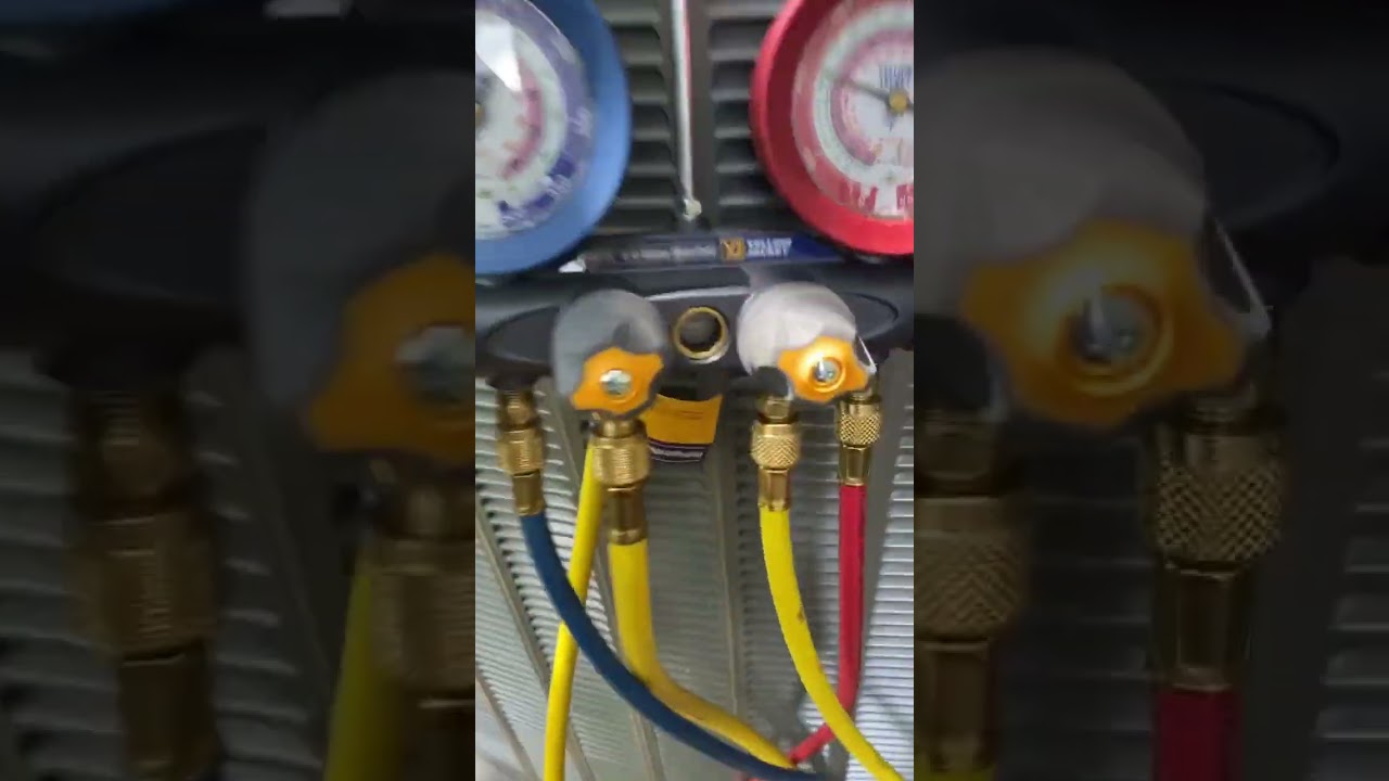 How to pressure Test a System using nitrogen to see if you have any leaks in your copper line set
