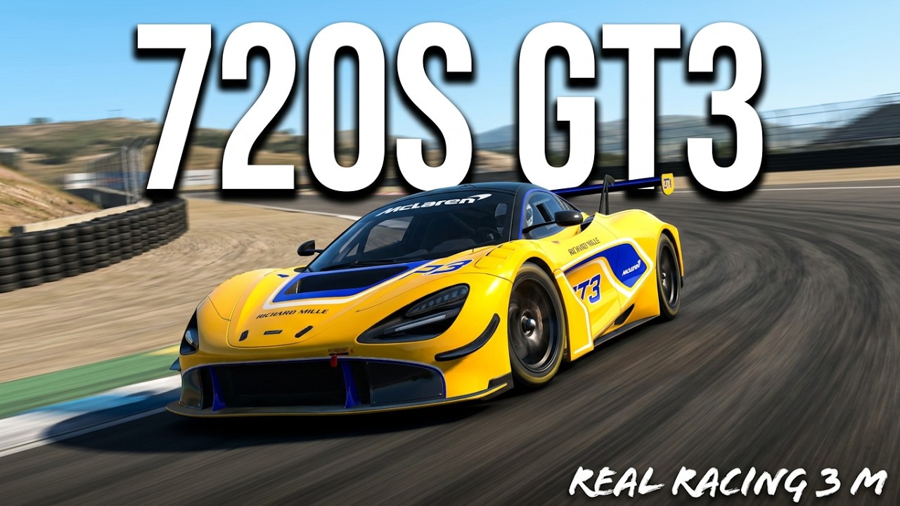 MCLAREN 720S GT3 CUP EVENT LAGUNA SECA #realracing3 #gtracing #fanatec