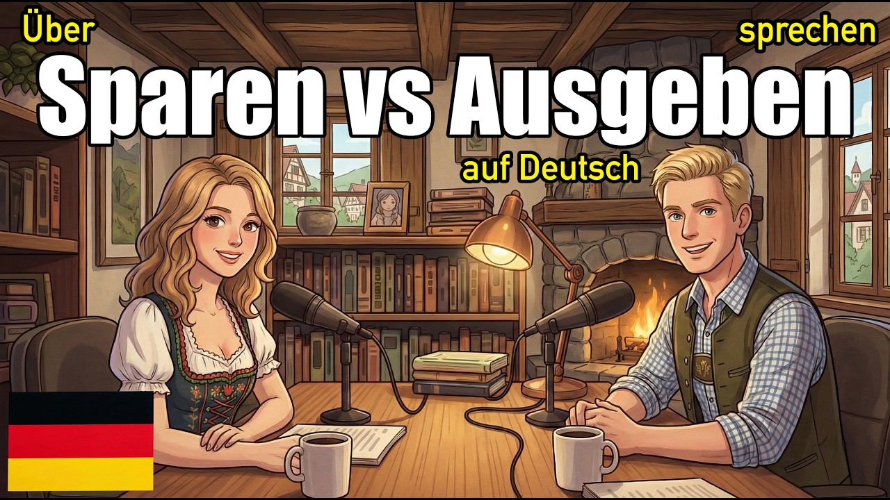 Über Geld auf Deutsch sprechen | Sparen vs Ausgeben | Tägliche deutsche Konversationspraxis