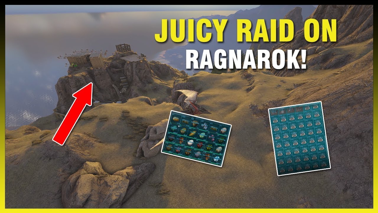 JUICY RAID ON RAGNAROK! - ARK Small Tribes Official PVP