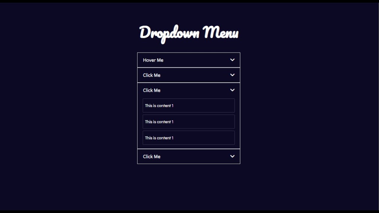 FAQ Dropdown Menu using CSS & Vanilla JS | Web Project