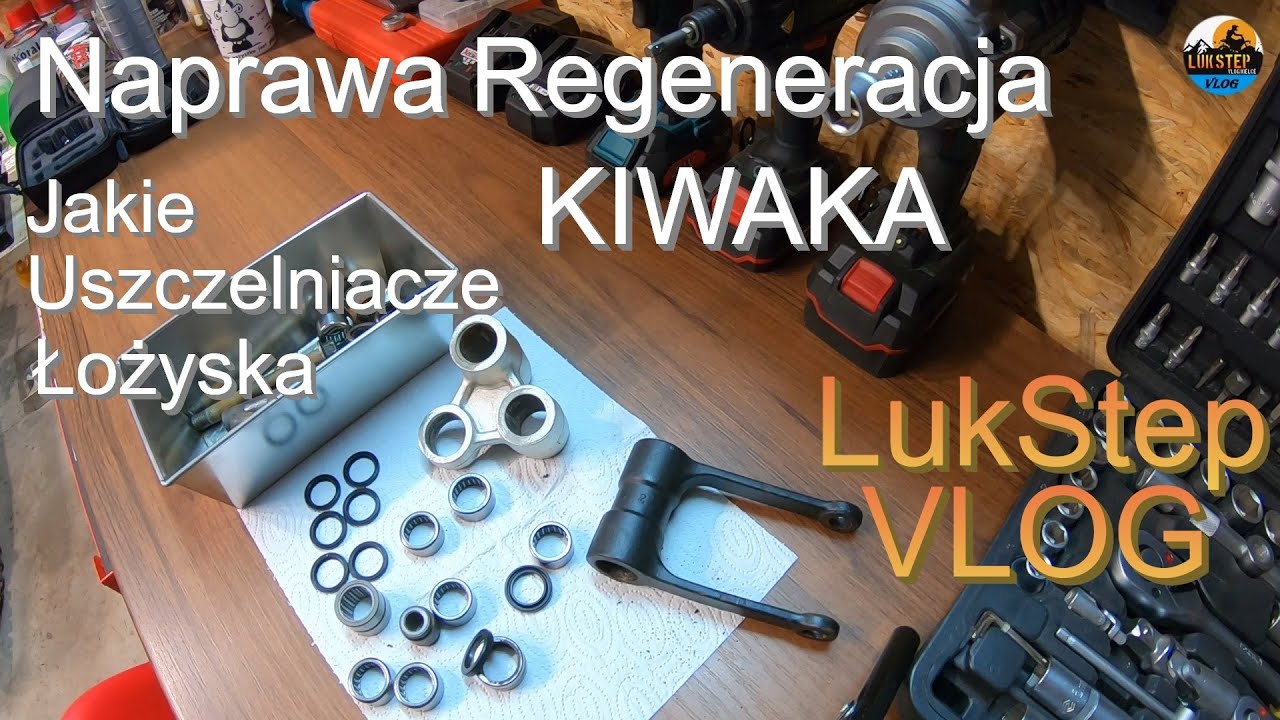 Regeneracja Naprawa Kiwak Łącznik Amortyzatora Xmotos XB88 Jakie łożyska? uszczelniacze ? Prasa 20T💪