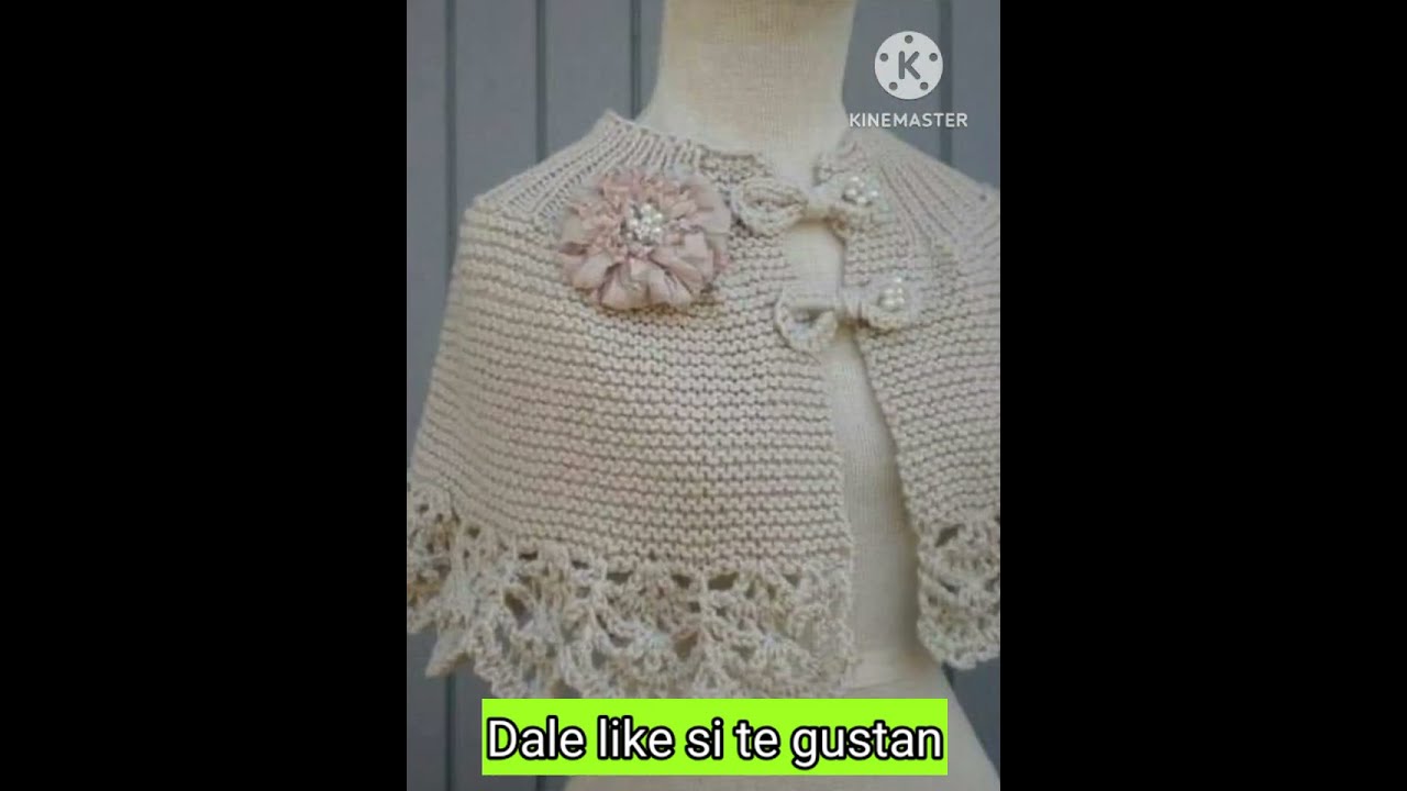 Capas tejidas a crochet para mujer 12 hermosos estilos 🛑
