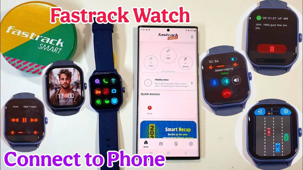 Fastrack Smartwatch Connect To Mobile Phone | fastrack smart watch | Fastrack Time Setting