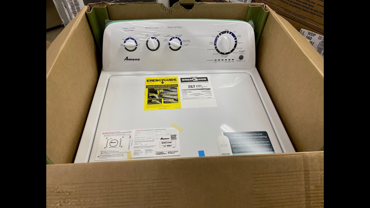 NEW 2023 Amana NTW4519JW - Top Load Washer, the replacement to NTW4516FW