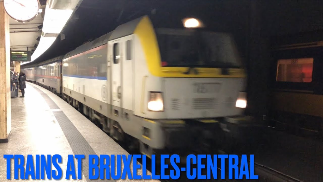 Trains at Bruxelles-Central - 27/12/21