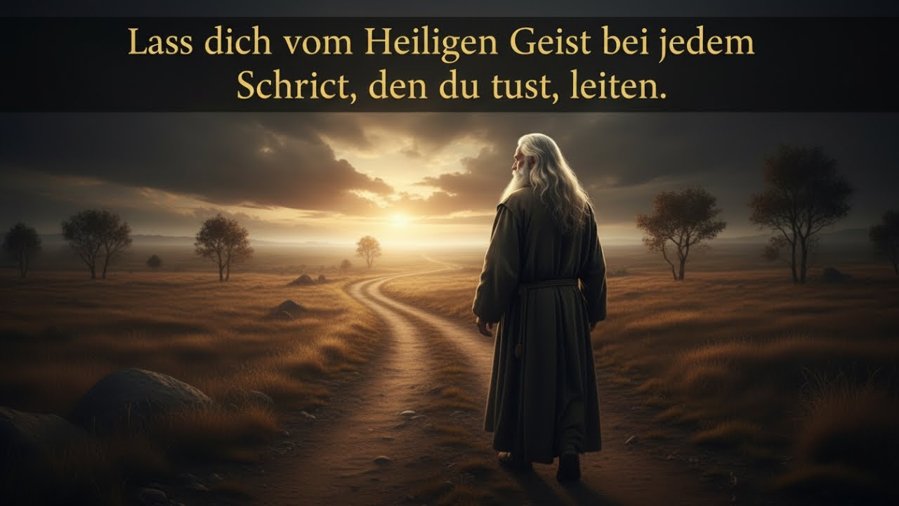 Lass dich vom Heiligen Geist bei jedem Schritt, den du tust leiten