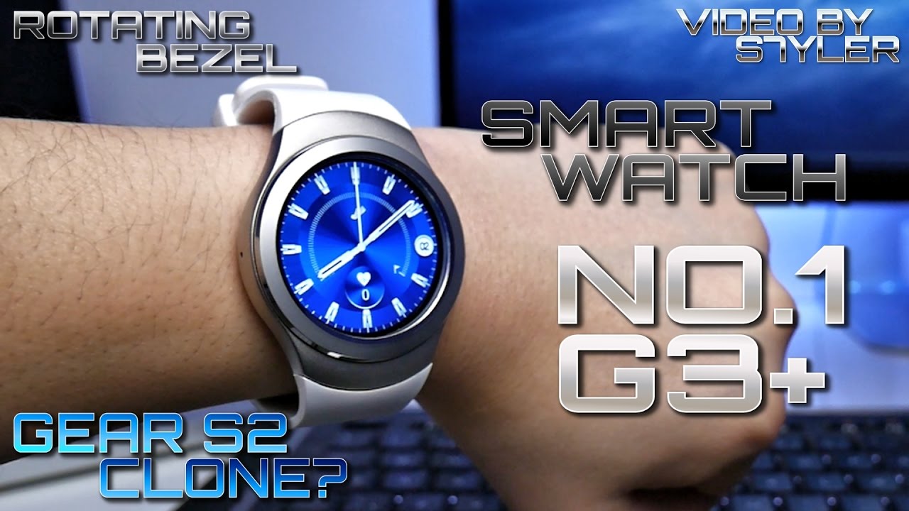Best Samsung Gear S2 Clone? NO.1 G3+ ⌚ with Rotating Bezel (In-Depth Smartwatch Review)