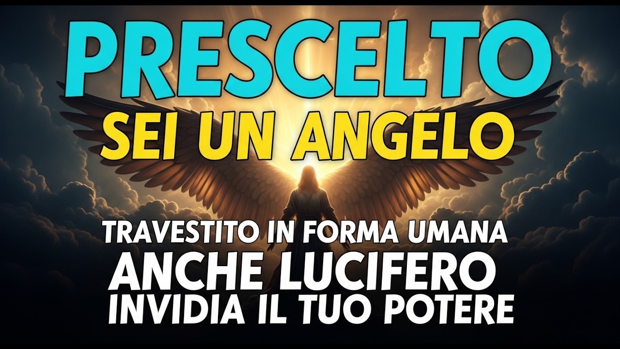 Prescelto: Sei un ANGELO travestito in forma umana – Perfino Lucifero invidia il tuo potere