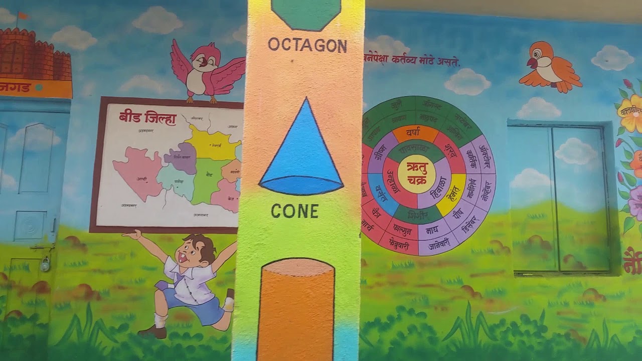 Zp school wall painting Art's mob:-8888131880