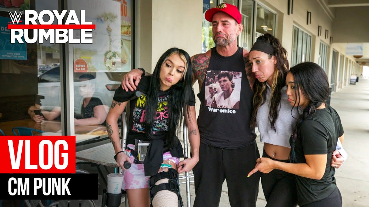 CM Punk удивляет Кору Джейд: видеоблог Royal Rumble 2024