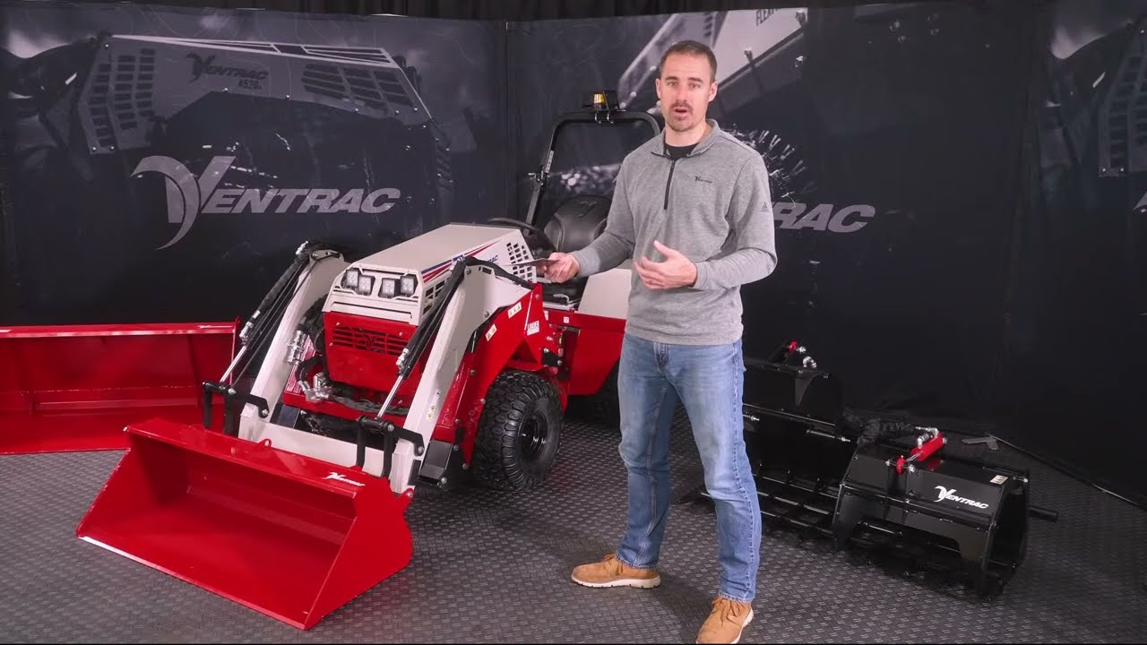 Презентация нового погрузчика Ventrac KM500 вживую