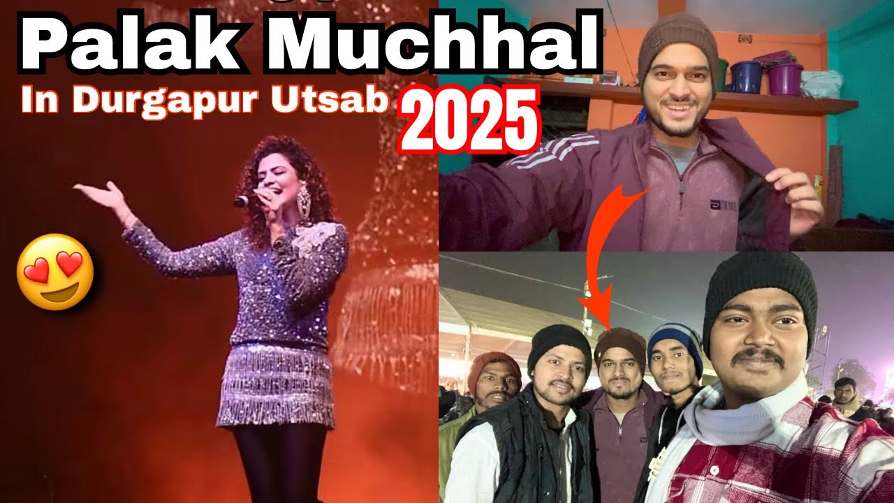 'PALAK MUCHHAL’ in Durgapur Utsab, 2025 😍🥳|| দুর্গাপুর উৎসব ২০২৫😍🎡
