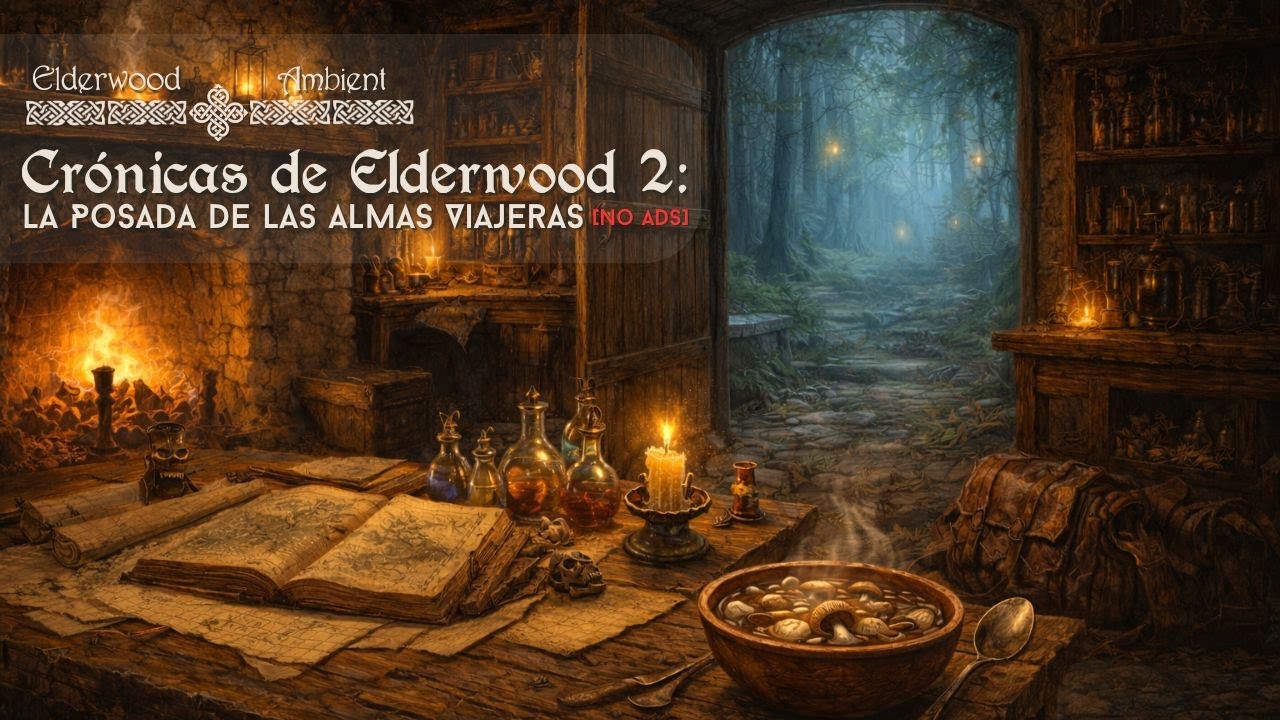 Crónicas de Elderwood II: La Posada de las Almas Viajeras | Música de Taberna Medieval [NO ADS]