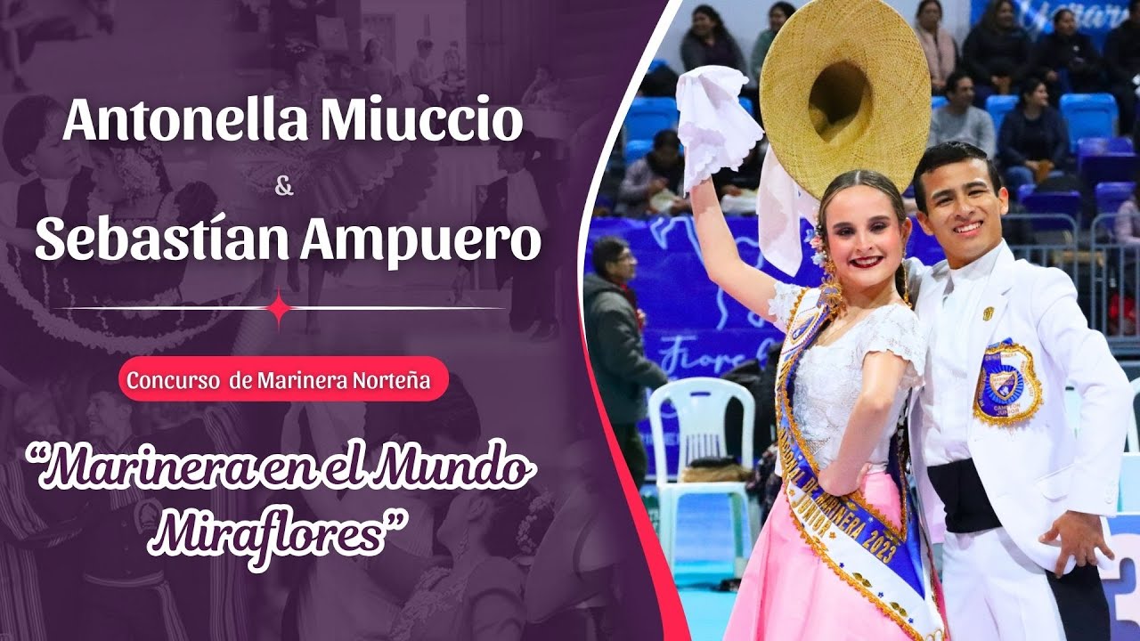 ¡ESPECTACULAR Entrega de Campeonato! 🏆💃Antonella Miuccio y Sebastían Ampuero🕺| Marinera en el Mundo💙