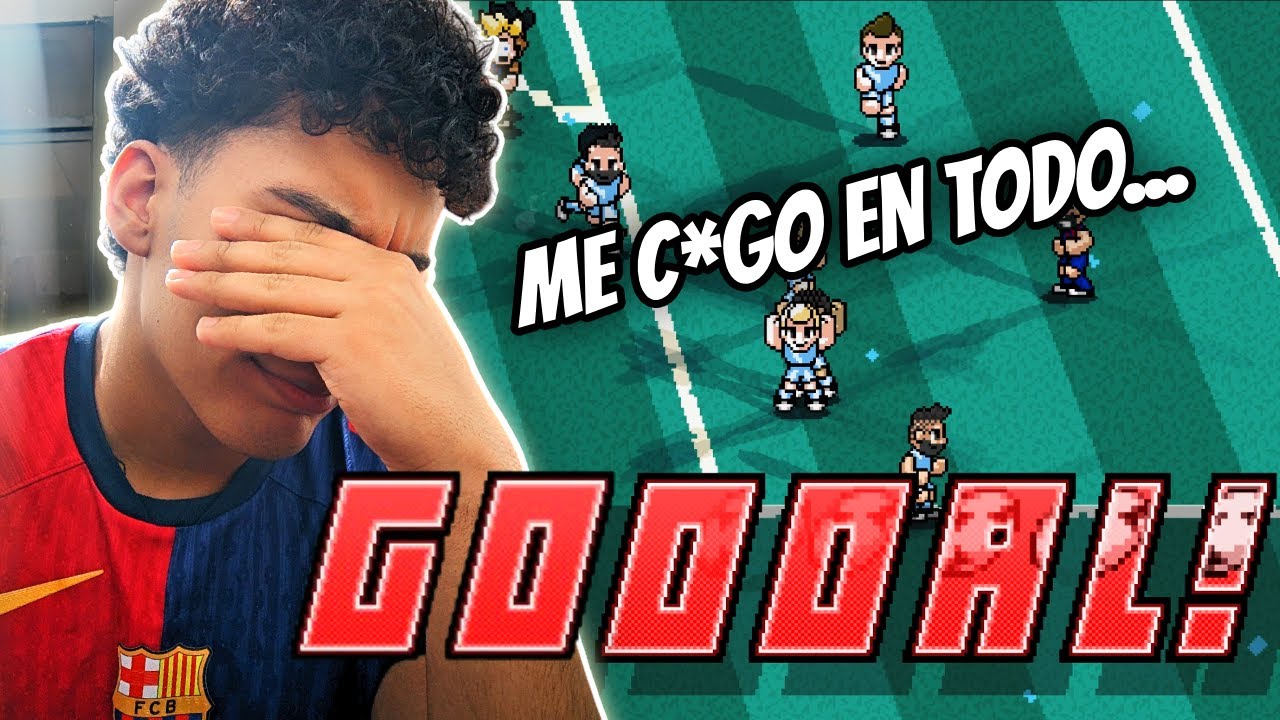 INTENTANDO GANAR LA CHAMPIONS CON EL BARCA EN PIXEL CUP SOCCER!!!