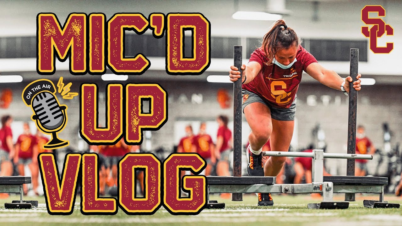 MIC’D UP LIFT + PRACTICE | DAY IN THE LIFE | USC LAX