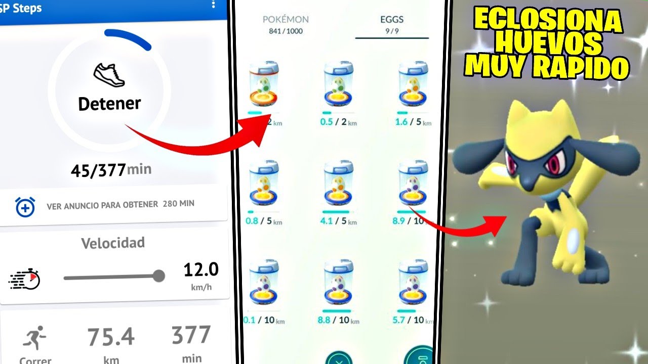 *TRUCO* PARA ECLOSIONAR HUEVOS SIN CAMINAR & MUY RAPIDO! - POKEMON GO