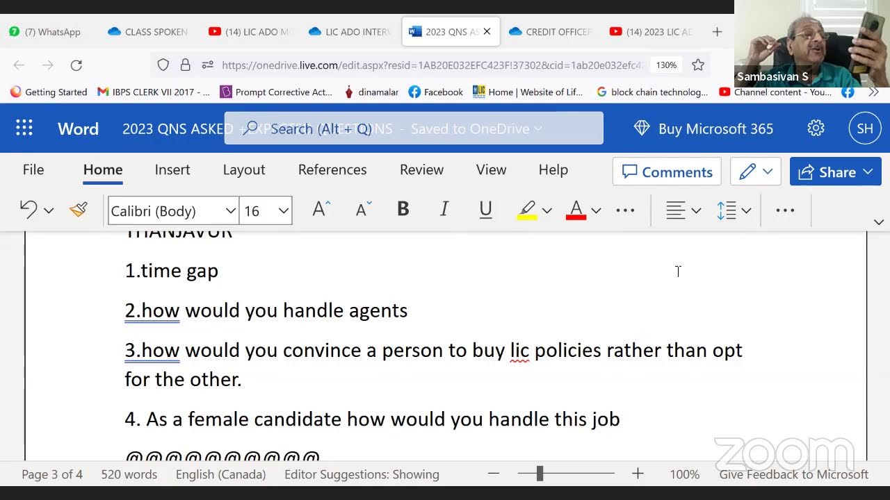 2023 LIC ADO INTERVIEW QUESTIONS ASKED