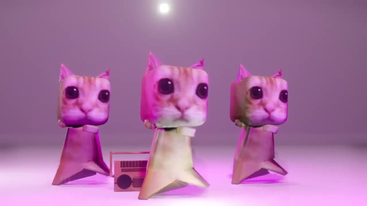 El Gato Cats dancing to Montagem Myau