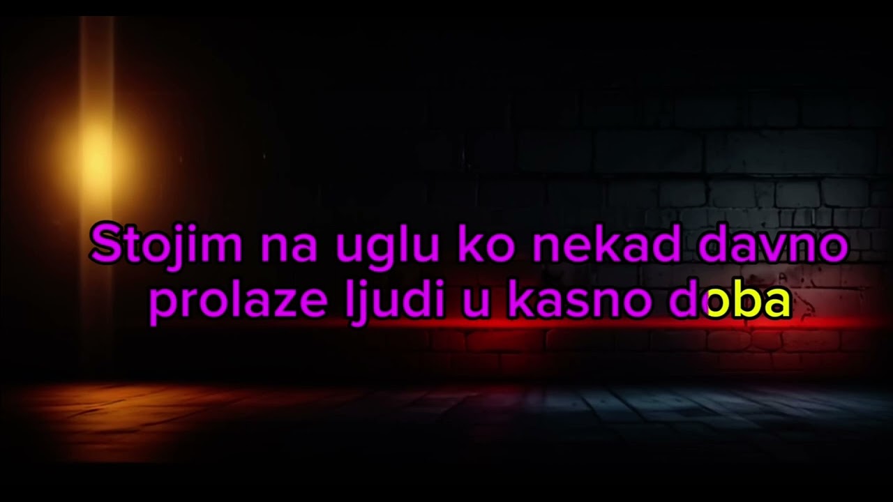Covek na uglu - Jasar Ahmedovski ( Karaoke)