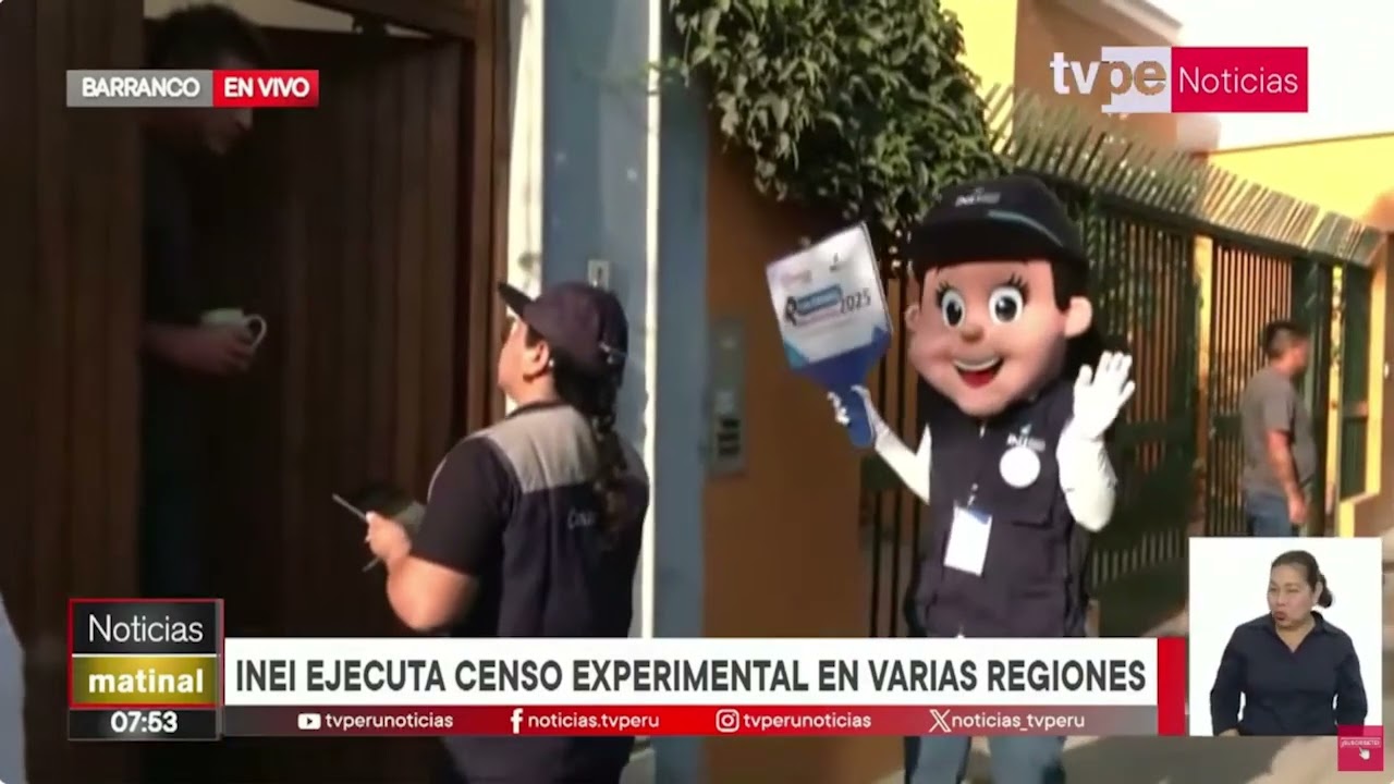 INEI ejecuta Censo Experimental en varias regiones / TV Perú 26-03-25