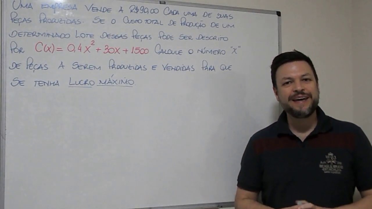 Derivadas: aplicações - Lucro máximo