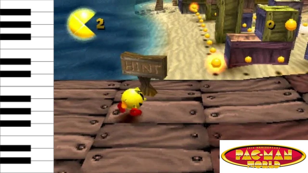 Buccaneer Beach (Pac-Man World) On Piano