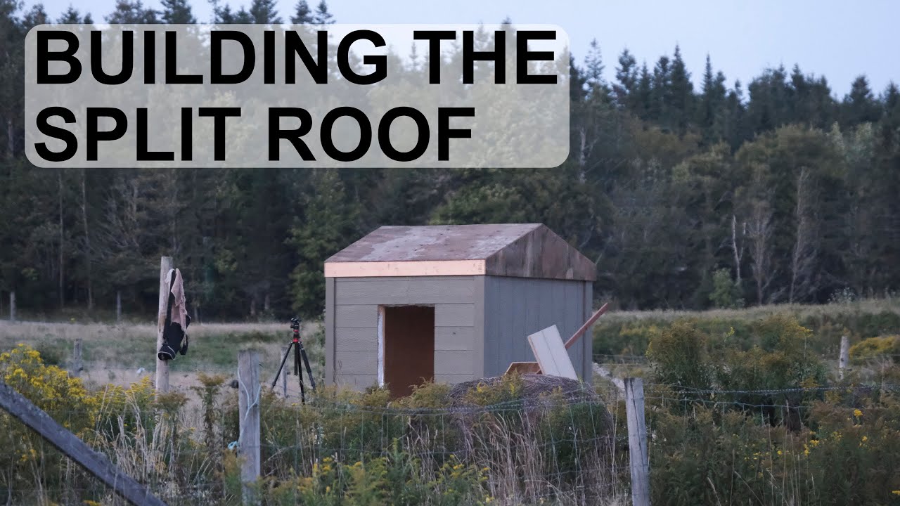 Building An Observatory--Step 8: Finishing the Split Roof