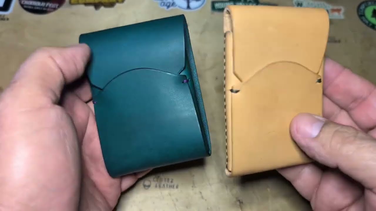 Saangoh Leather The Scottish fold wallet regular & mini