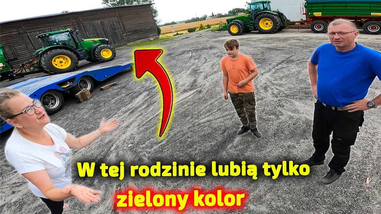 Na podwórku TYLKO ciągniki John Deere 👉Piciu dostarcza przyczepę Metaltech TS16 [Korbanek]