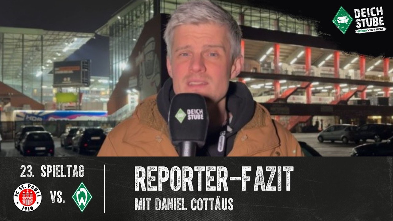 „Werder schlingert Abstieg entgegen“ – Reporter-Reaktion nach SVW-Niederlage auf St. Pauli!