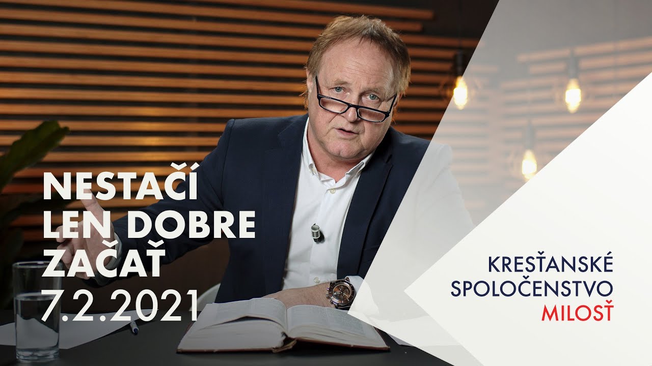 Nestačí len dobre začať – Jaroslav Kříž
